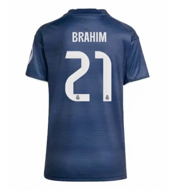 Real Madrid Brahim Diaz #21 Udebanetrøje Dame 2025-26 Kortærmet